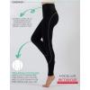 imageCALZITALY AntiCellulite Sporty Leggings with Colored Band Black  XS S M L XL  Made in Italy XS BlackGrey