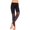 imageSport Skinny Pants  Workout Fitness Leggings with Transparent Part  Black  XS S M L XL  Made in Italy XS Black