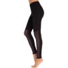 imageSport Skinny Pants  Workout Fitness Leggings with Transparent Part  Black  XS S M L XL  Made in Italy XS Black