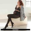 image:imageCALZITALY  Opaque Maternity Pantyhose  Pregnancy Tights for Women  100 DEN Italian Hosiery M Black