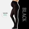 image:imageCALZITALY  Opaque Maternity Pantyhose  Pregnancy Tights for Women  100 DEN Italian Hosiery M Black
