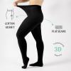 image:imageCALZITALY Cashmere Wool Tights  150 DEN Opaque Fleece Lined Warm  Multi Color Pantyhose for Women S  4XLBlack