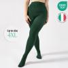 image:imageCALZITALY Cashmere Wool Tights  150 DEN Opaque Fleece Lined Warm  Multi Color Pantyhose for Women S  4XLEmerald Green