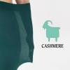 image:imageCALZITALY Cashmere Wool Tights  150 DEN Opaque Fleece Lined Warm  Multi Color Pantyhose for Women S  4XLMystic Green