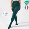 image:imageCALZITALY Cashmere Wool Tights  150 DEN Opaque Fleece Lined Warm  Multi Color Pantyhose for Women S  4XLMystic Green