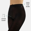 image:imageCALZITALY Woman Merino Wool Tights 100 DEN Warm Tights Multicolor Winter Pantyhose S  XL  Made in ItalyBlack