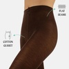 image:imageCALZITALY Woman Merino Wool Tights 100 DEN Warm Tights Multicolor Winter Pantyhose S  XL  Made in ItalyBrown