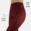 image:imageCALZITALY Woman Merino Wool Tights 100 DEN Warm Tights Multicolor Winter Pantyhose S  XL  Made in ItalyBurgundy