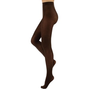 image:imageCALZITALY Woman Merino Wool Tights 100 DEN Warm Tights Multicolor Winter Pantyhose S  XL  Made in ItalyBrown