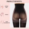 image:imageCALZITALY HIGH WAIST PANTYHOSE  OPAQUE SHAPING TIGHTS  WINTER PANTYHOSE  80 DEN  BLACK  S M L XL  ITALIAN HOSIERY Black