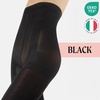image:imageCALZITALY HIGH WAIST PANTYHOSE  OPAQUE SHAPING TIGHTS  WINTER PANTYHOSE  80 DEN  BLACK  S M L XL  ITALIAN HOSIERY Black