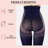 image:imageCALZITALY HIGH WAIST PANTYHOSE  OPAQUE SHAPING TIGHTS  WINTER PANTYHOSE  80 DEN  BLACK  S M L XL  ITALIAN HOSIERY Blue