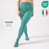 image:imageCALZITALY Opaque Colour Tights  80 DEN Thick Tights Microfiber Pantyhose S  4XL Available in Plus size  Italian HosieryAqua Green