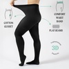image:imageCALZITALY Opaque Colour Tights  80 DEN Thick Tights Microfiber Pantyhose S  4XL Available in Plus size  Italian HosieryBlack