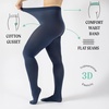 image:imageCALZITALY Opaque Colour Tights  80 DEN Thick Tights Microfiber Pantyhose S  4XL Available in Plus size  Italian HosieryBlue Jeans