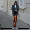 image:imageCALZITALY Opaque Colour Tights  80 DEN Thick Tights Microfiber Pantyhose S  4XL Available in Plus size  Italian HosieryBurnt Henna