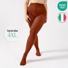 image:imageCALZITALY Opaque Colour Tights  80 DEN Thick Tights Microfiber Pantyhose S  4XL Available in Plus size  Italian HosieryBurnt Henna