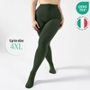 image:imageCALZITALY Opaque Colour Tights  80 DEN Thick Tights Microfiber Pantyhose S  4XL Available in Plus size  Italian HosieryEmerald Green