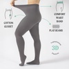 image:imageCALZITALY Opaque Colour Tights  80 DEN Thick Tights Microfiber Pantyhose S  4XL Available in Plus size  Italian HosieryGrey