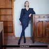 image:imageCALZITALY Opaque Colour Tights  80 DEN Thick Tights Microfiber Pantyhose S  4XL Available in Plus size  Italian HosieryNavy
