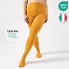 image:imageCALZITALY Opaque Colour Tights  80 DEN Thick Tights Microfiber Pantyhose S  4XL Available in Plus size  Italian HosieryOchre