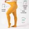 image:imageCALZITALY Opaque Colour Tights  80 DEN Thick Tights Microfiber Pantyhose S  4XL Available in Plus size  Italian HosieryOchre