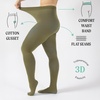 image:imageCALZITALY Opaque Colour Tights  80 DEN Thick Tights Microfiber Pantyhose S  4XL Available in Plus size  Italian HosieryOlive Green
