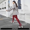 image:imageCALZITALY Opaque Colour Tights  80 DEN Thick Tights Microfiber Pantyhose S  4XL Available in Plus size  Italian HosieryWine