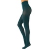 image:imageCALZITALY Opaque Colour Tights  80 DEN Thick Tights Microfiber Pantyhose S  4XL Available in Plus size  Italian HosieryMystic Green