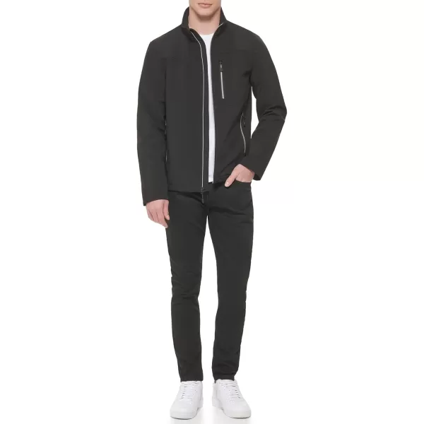 GUESS Mens Softshell Long Sleeve JacketBlack