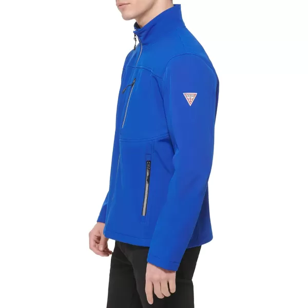 GUESS Mens Softshell Long Sleeve JacketIndigo