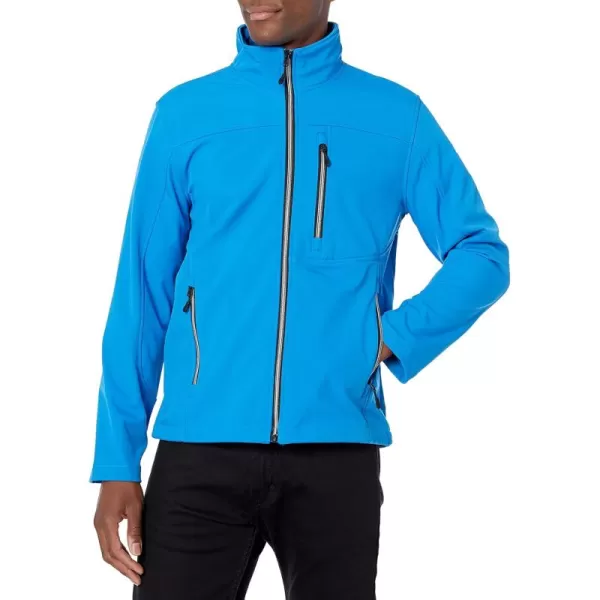 GUESS Mens Softshell Long Sleeve JacketAqua