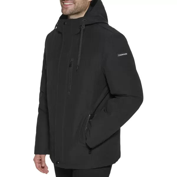 Calvin Klein Mens Arctic Faille 3 in 1 Systems JacketBlack