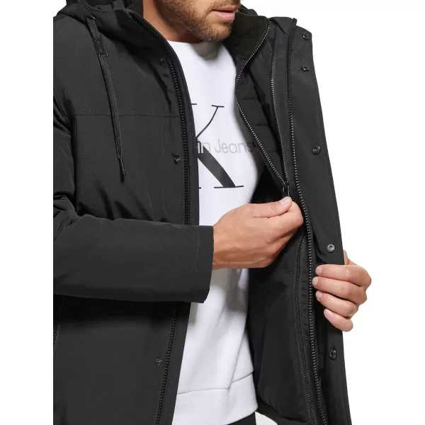 Calvin Klein Mens Arctic Faille 3 in 1 Systems JacketBlack