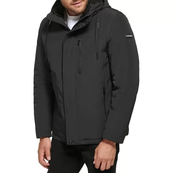 Calvin Klein Mens Arctic Faille 3 in 1 Systems JacketBlack