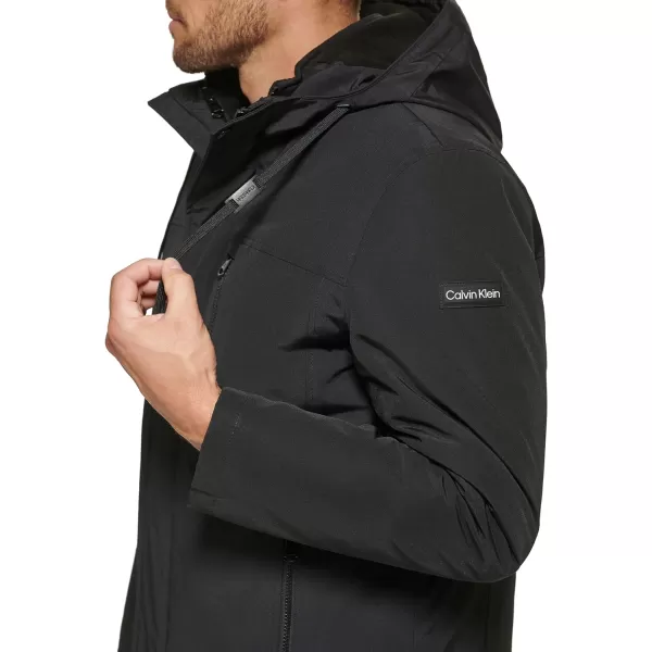 Calvin Klein Mens Arctic Faille 3 in 1 Systems JacketBlack