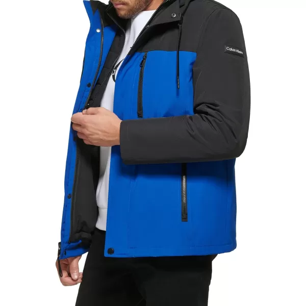 Calvin Klein Mens Arctic Faille 3 in 1 Systems JacketBlue