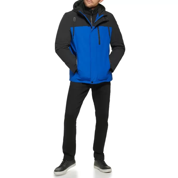 Calvin Klein Mens Arctic Faille 3 in 1 Systems JacketBlue