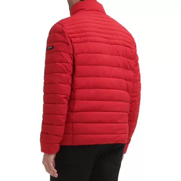 Calvin Klein Mens Full Zip Down Puffer Coat Deep Red LargeCalvin Klein Mens Full Zip Down Puffer Coat Deep Red Large