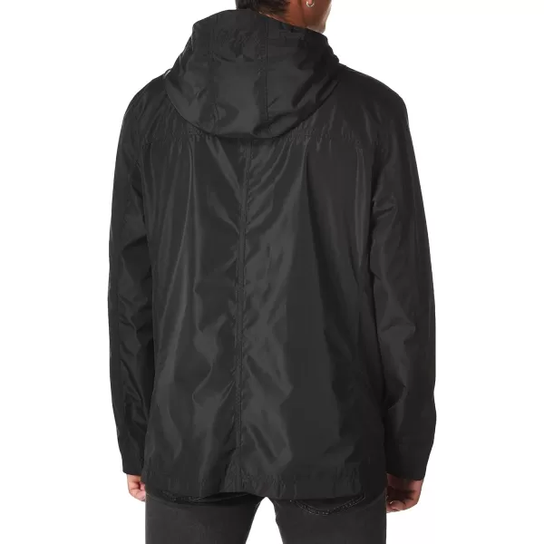 Cole Haan Signature Mens Hooded Rain JacketBlack