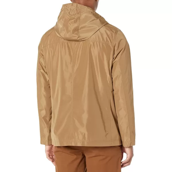Cole Haan Signature Mens Hooded Rain JacketKhaki
