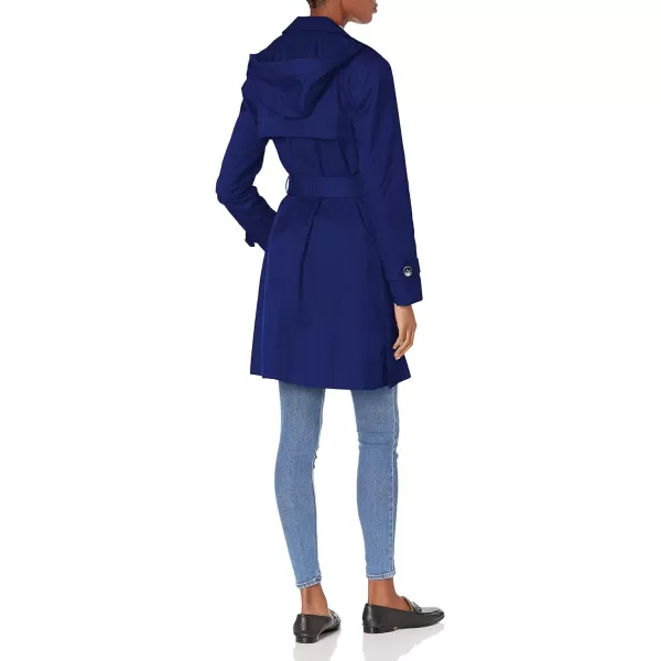 Cole Haan Womens Classic Belted Trench CoatCobalt