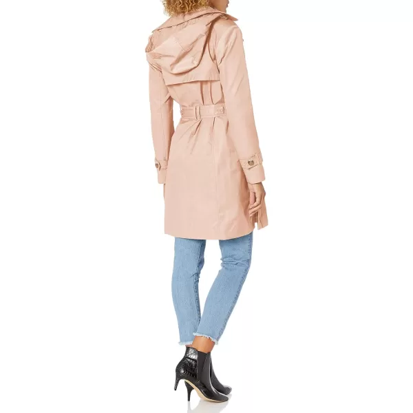 Cole Haan Womens Classic Belted Trench CoatNude