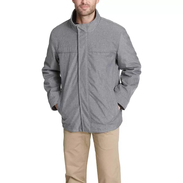 Dockers Mens 3in1 Soft Shell Systems Jacket with Fleece LinerHeather Grey