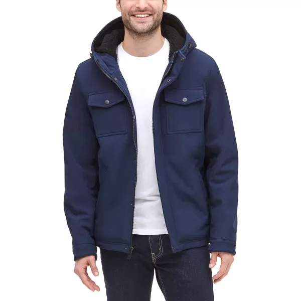 Dockers Mens Arctic Cloth Sherpa Storm JacketMidnight Soft Shell