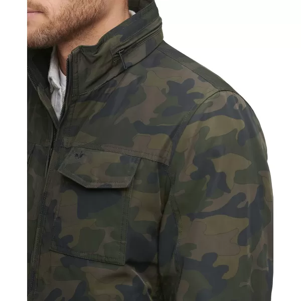 Dockers Mens Quilted Lined Flight Bomber JacketCamouflage