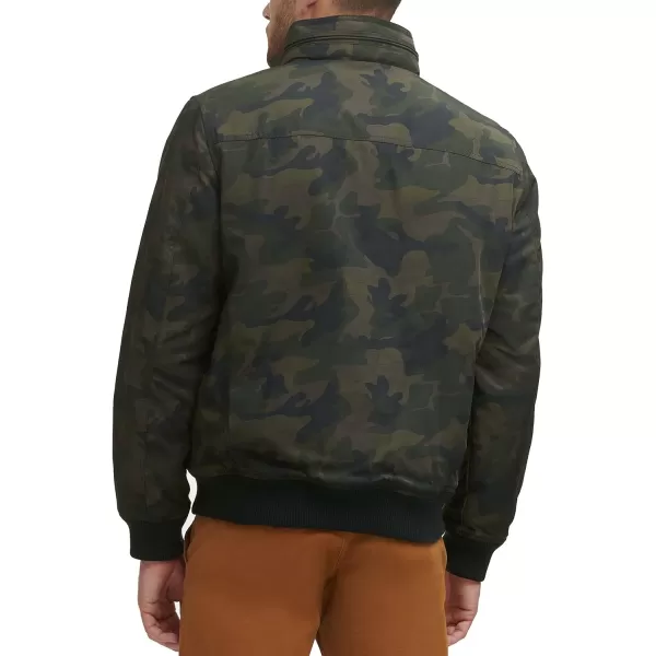 Dockers Mens Quilted Lined Flight Bomber JacketCamouflage