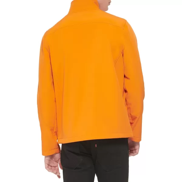 GUESS Mens Softshell Long Sleeve 1 Chest Pocket JacketPumpkin