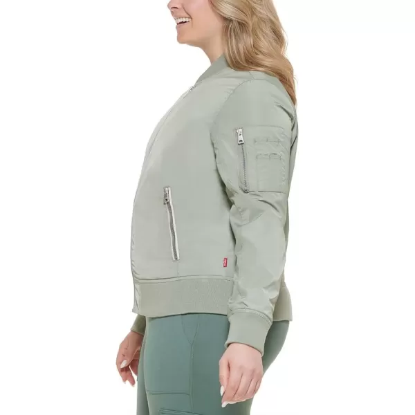 Levis Womens Melanie Newport Bomber Jacket Regular  Plus SizeSea Green