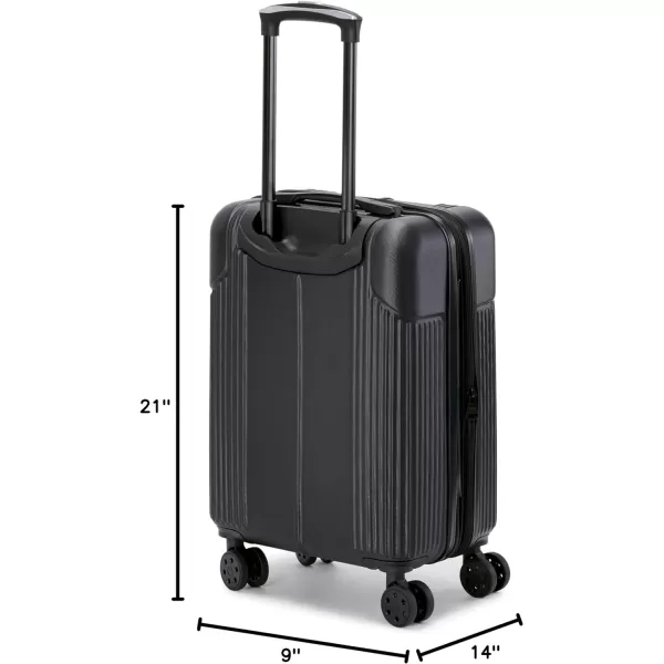 Marc New York Horizon 21 Upright Luggage Black Carry OnCarry On Black